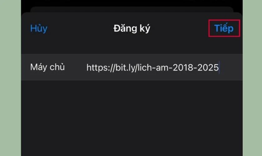Cách cài lịch âm trên iPhone bằng link Lịch âm